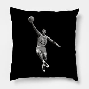 Michael Jordan B/W Pillow