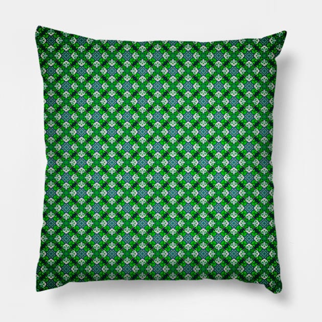 Abstract wallpaper with ornaments background pattern illustration Pillow by Creative Art Store