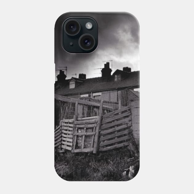 Storm gathering over a street in Burslem, Stoke on Trent, UK Phone Case by richflintphoto