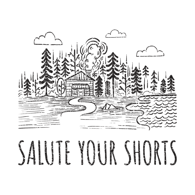 Salute Your Shorts - Camp Illustration by The90sMall