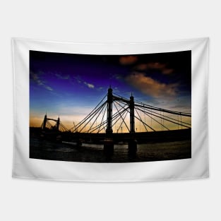 Albert Bridge River Thames London Tapestry