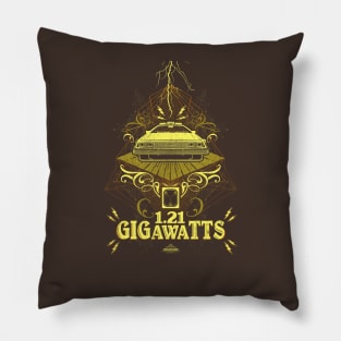 Back to the Future 1.21 Gigawatts Vintage Pillow