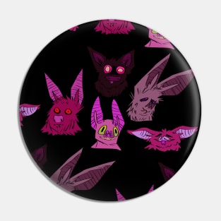Pink Bats Pin