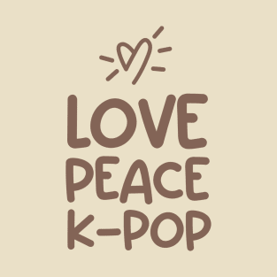 Love Peace KPOP T-Shirt