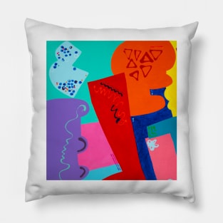 Having Fun with Shapes and Colors - My Original Art Pillow