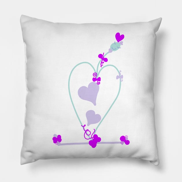 IN LOVE LIKE ROMANTIC ROMY Pillow by aroba