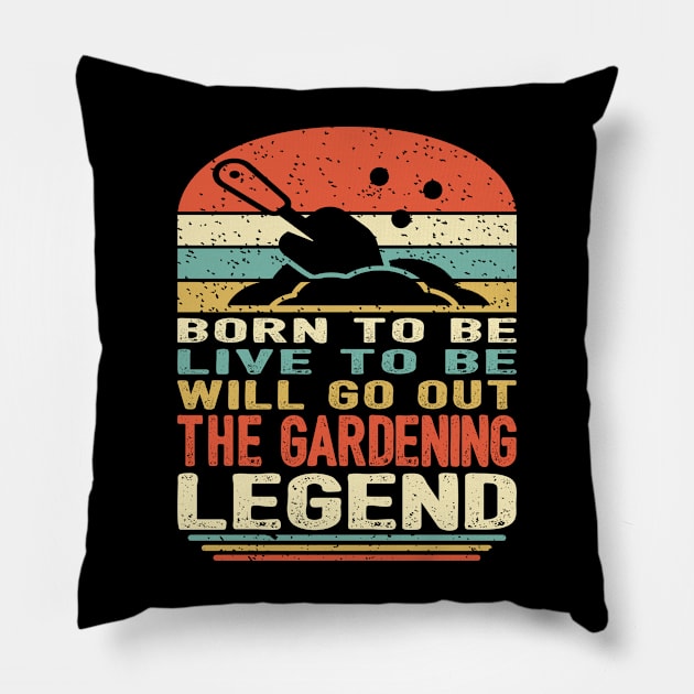 The Gardening Legend Pillow by pa2rok