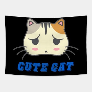 Cute cat face Tapestry