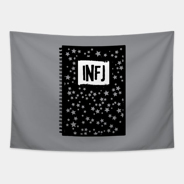 Reading INFJ Personality Mysterious Introverted INFJ Memes Rarest Personality Type Tapestry by Mochabonk