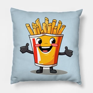 kawaii french fries T-Shirt cute potatofood Pillow