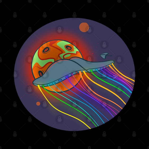 Cosmic rainbow by Izzzzman