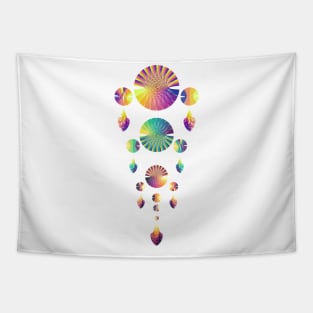 Dream Catcher Triple Tier | Combo 3 Sunset, Peacock and Volcano (White) Tapestry