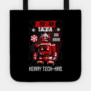 Robot Santa Tote