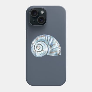 Blue seashell Phone Case