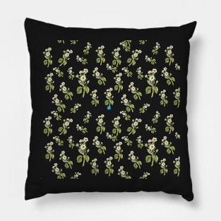 Vintage Daisy Pattern Pillow