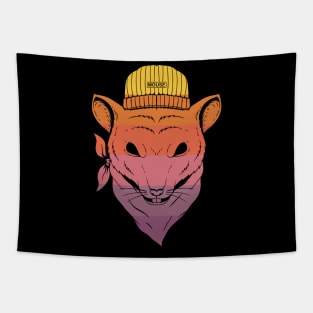 Vintage Bandana Ferret Tapestry