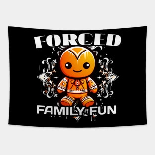 Forced Family Fun - Gingerbread Man Tapestry