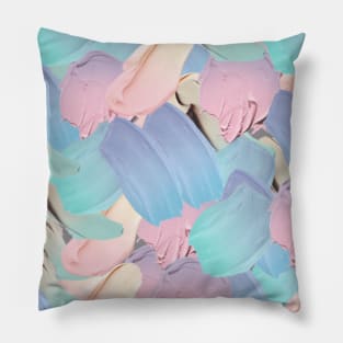 Pastel paint pattern Pillow