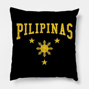 Pilipinas 3 Stars and a Sun Vintage Pillow