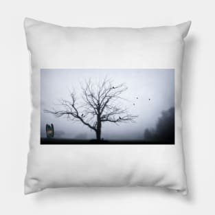 An Angel On The Hill Pillow