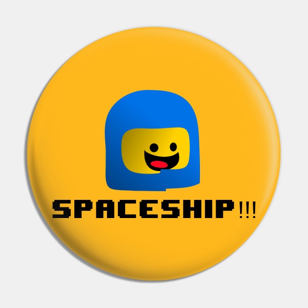 SPACESHIP! Pin by Randomart