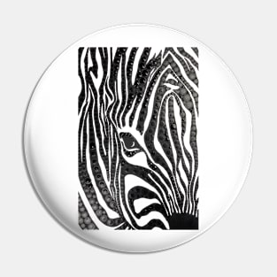 Black Zebra Pin