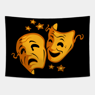 Broadway Face Mask. Theatre Gift. Tapestry