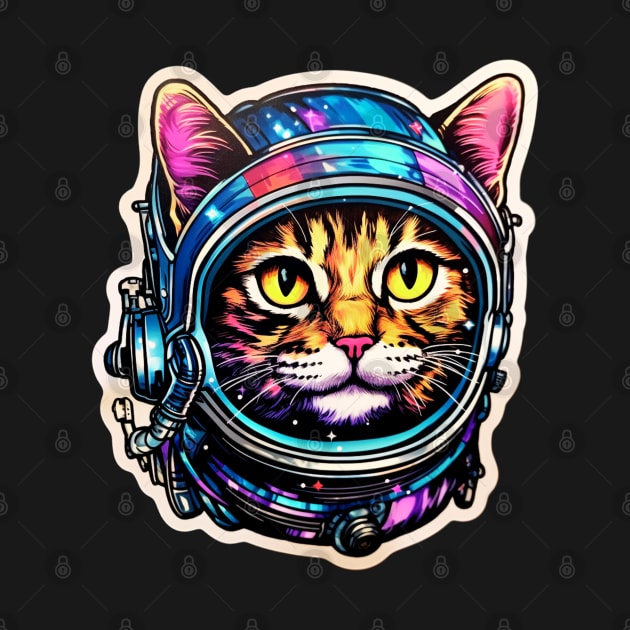 Cat Space Astronaut Kitten Space Cat Lover by OscarVanHendrix