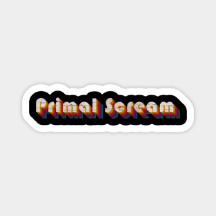 retro vintage Primal Scream Magnet