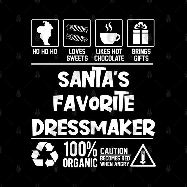 Santa's Favorite Dressmaker Christmas Ho Ho by Graficof