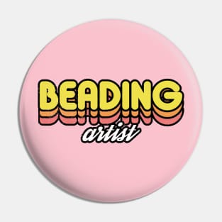 Retro Beading Artist Pin