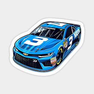 cool blue nascar car, greatest grand prix champion Magnet