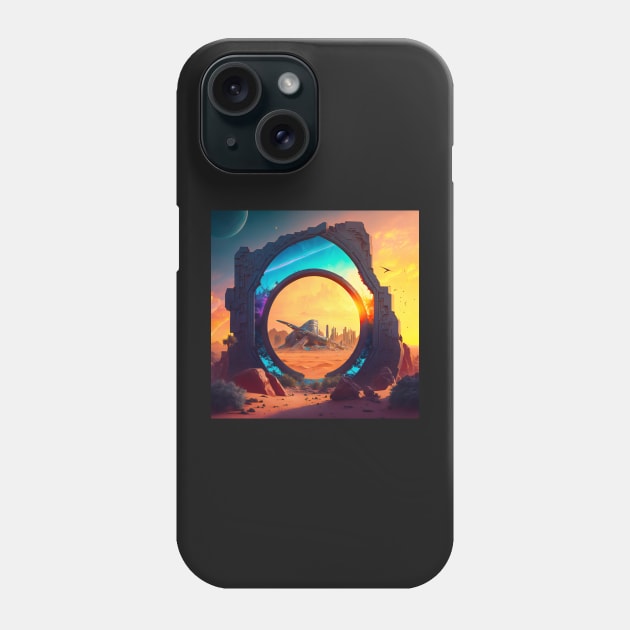 Sand Portal Phone Case by PsychedelicPour