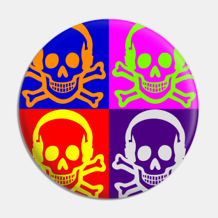 Big Podcast "Pirate Podcast" - Warhol Style 2 Pin