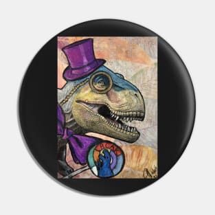 Roar-some time: T-Rex Gets Fancy Free Pin