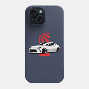 White GR86 JDM Coupe Phone Case