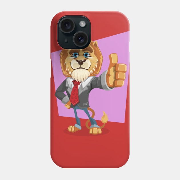 Classy Old Lion Phone Case by PatrioTEEism