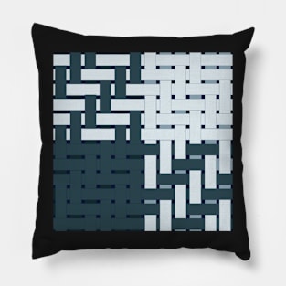 4 Shaft Houndstooth Woven Pattern Pillow