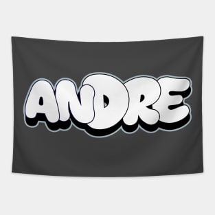 ANDRE name graffiti letters writing style Tapestry