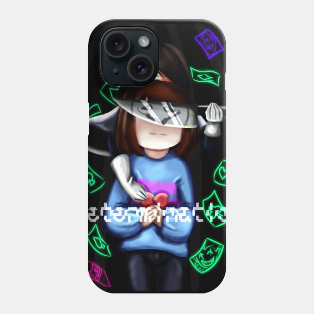 Deltarune x Undertale Phone Case by TherosAestas