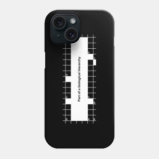 Part of a biological hierarchy crossword Phone Case