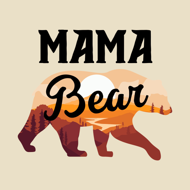 Mama Bear by Super Atomic Tees