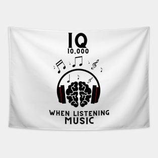 Iq 10,000 when listening music Tapestry