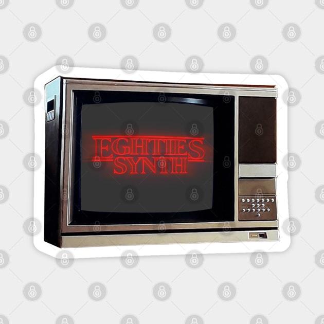 TV SET / EIGHTIES SYNTH #2 Magnet by RickTurner