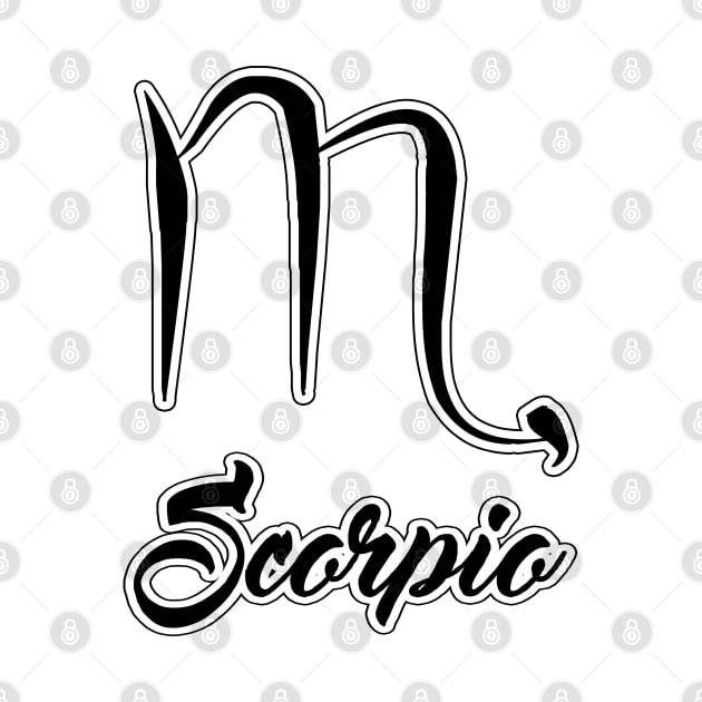 Scorpio Zodiac Design by Pikmi