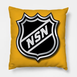 "No Skills Necessary" Hockey shield Pillow