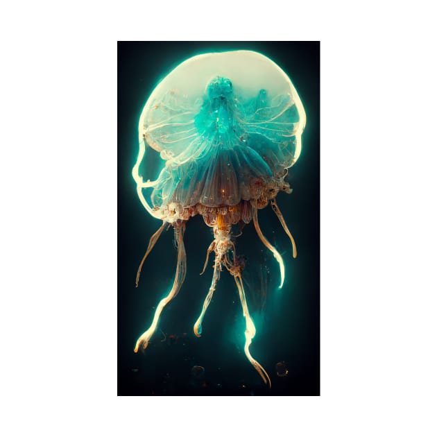 Jellyfish in full bloom by Expedition-AI