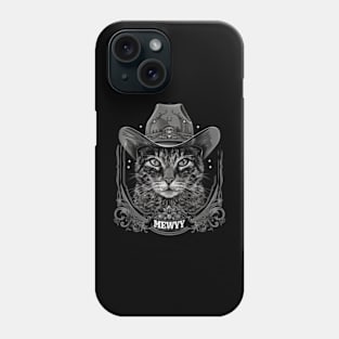 Cat Cowboy Purrfectly Western Phone Case