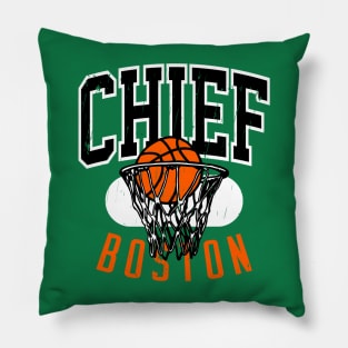 Vintage Boston 90's Basketball Shirt Pillow