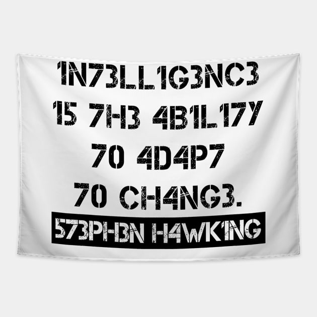 black intelligence / 8L4CK Tapestry by Attia17